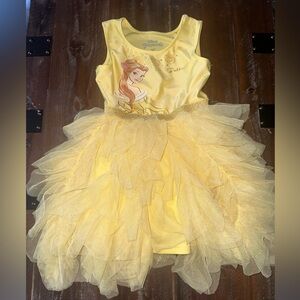 Disney Princess Belle Yellow Gold tutu dress Beauty & The Beast 3T